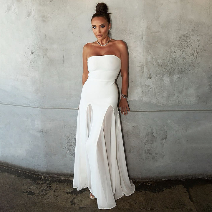 Damen Maxikleid Drune