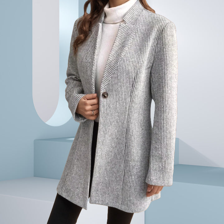 Damen eleganter Blazer mit strukturiertem Design Drune