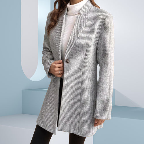 Damen eleganter Blazer mit strukturiertem Design Drune
