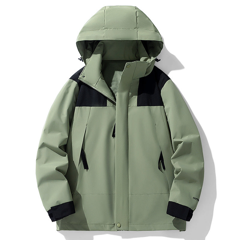 Damen Wasserabweisende Übergangsjacke mit verstellbarer Kapuze Drune