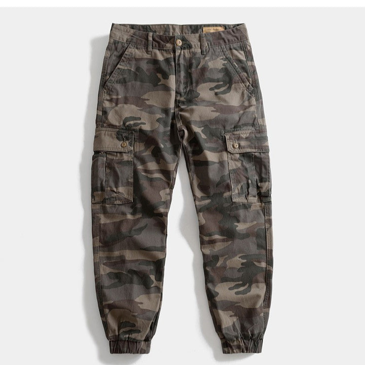 Herren Camouflage Cargo-Hose mit praktischen Taschen Drune