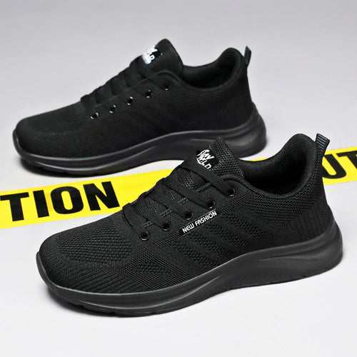 Damen nan atmungsaktive Strick-Komfort-Sneaker mit gepolstertem Fersenbereich und flexibler Leichtlaufsohle Drune