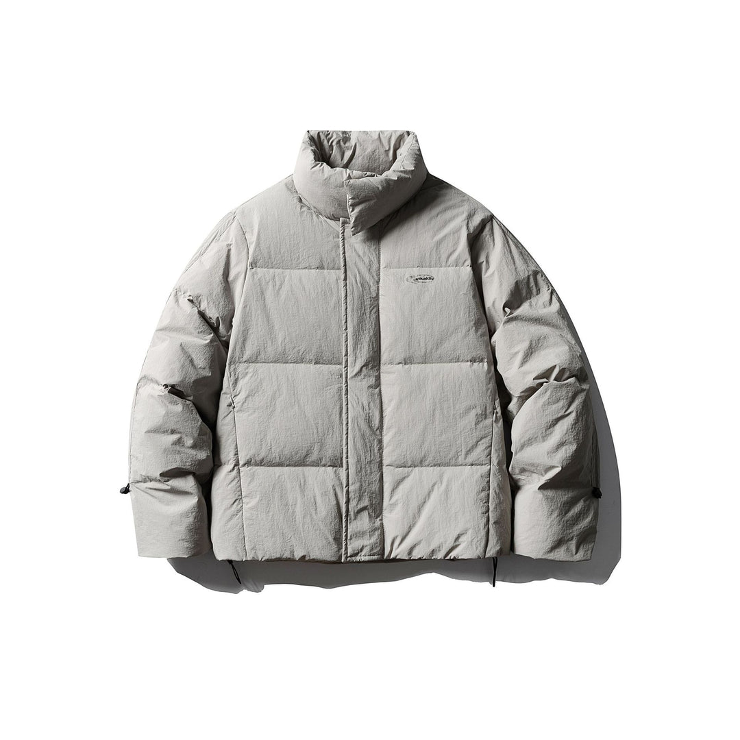 Herren Kurzer Boxy-Puffer mit wattiertem Kissenkragen und winddichter Außenhülle Drune