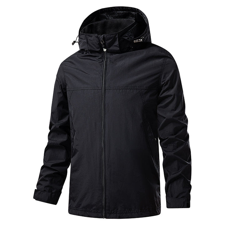 Herren Leichte Outdoorjacke mit verstellbarer Kapuze Drune 1787797788