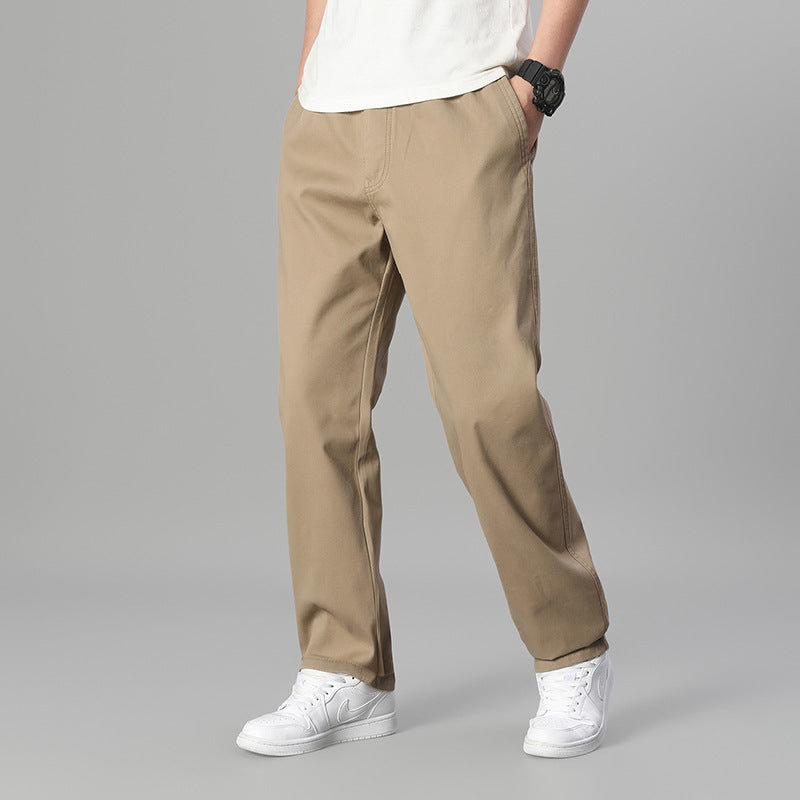 Herren Bequeme Chino-Hose Drune
