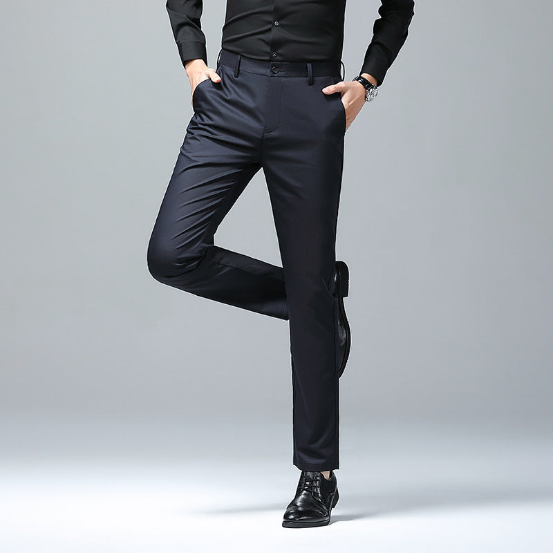 Herren Elegante Slim‑Fit Chino‑Hose mit Bügelfalte und Stretchkomfort Drune