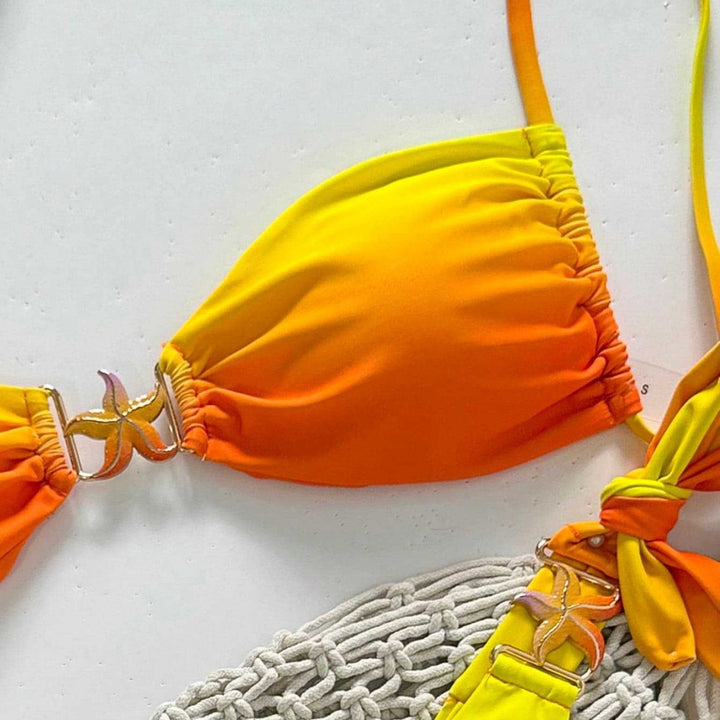 Damen Bikiniset mit schickem Glitzer-Detail Drune