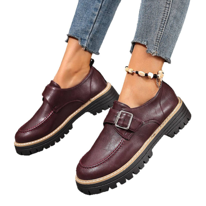Damen Bequeme und stilvolle Slip-Ons mit Schnallen-Detail Drune