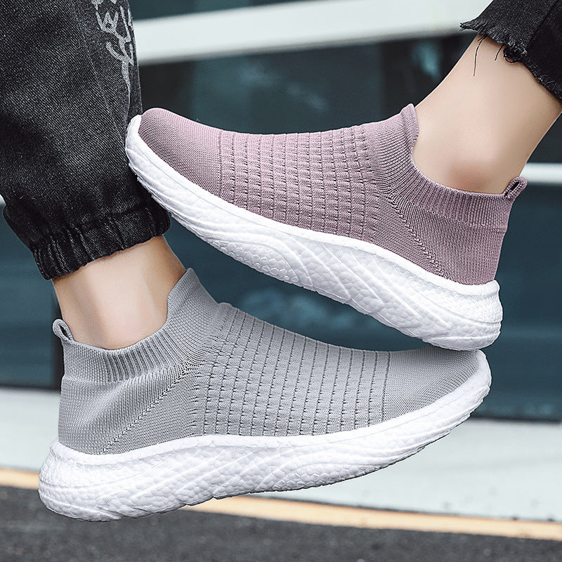 Herren Slip-On Atmungsaktive Strick-Sneaker Drune