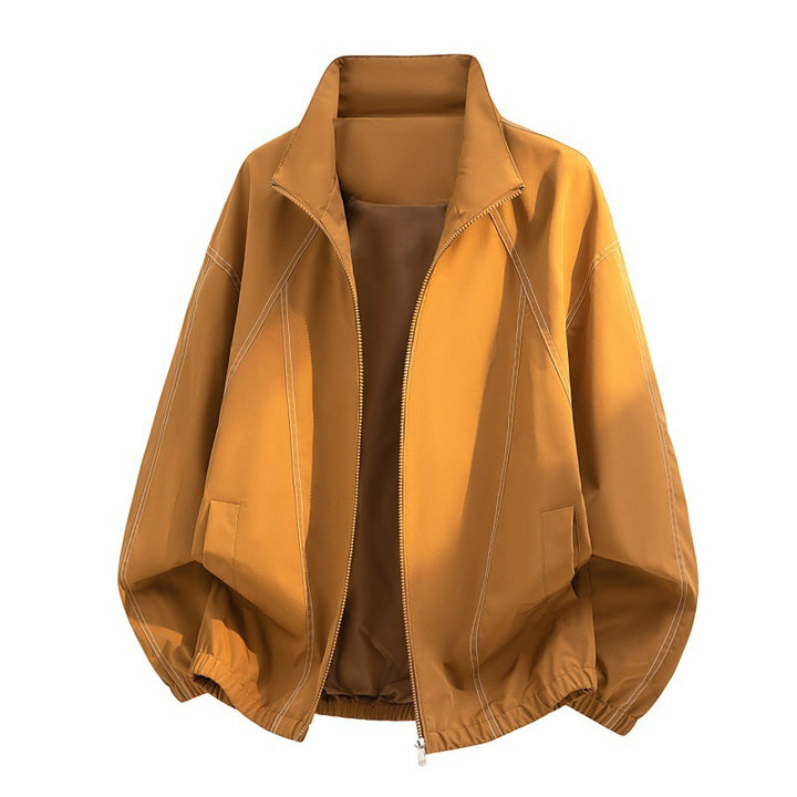 Damen Freizeitjacke mit hohem Kragen und Gummizug Drune