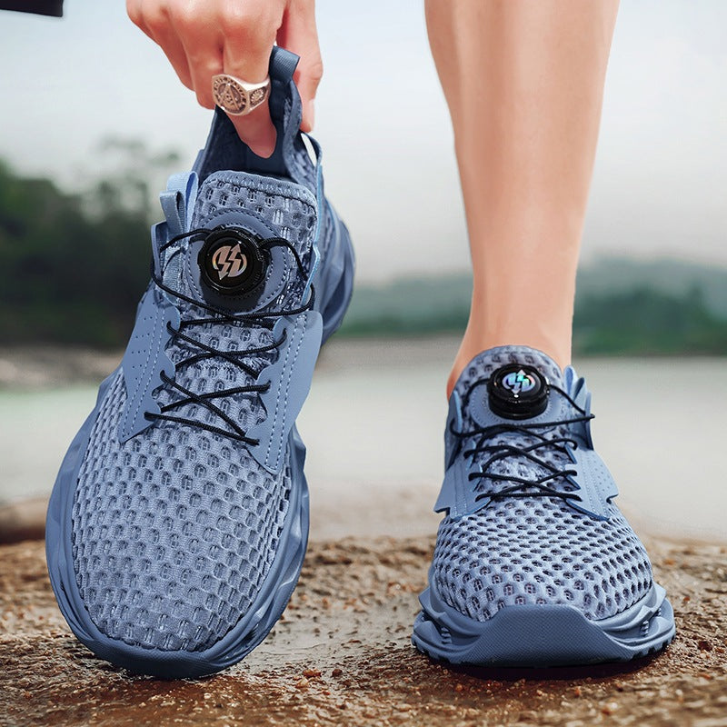 Damen atmungsaktive Laufschuhe mit innovativem Boa-Schnürsystem Drune