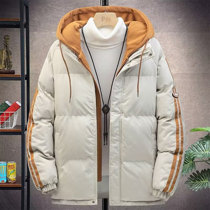 Herren Urbaner Steppjacke mit Kapuze Drune