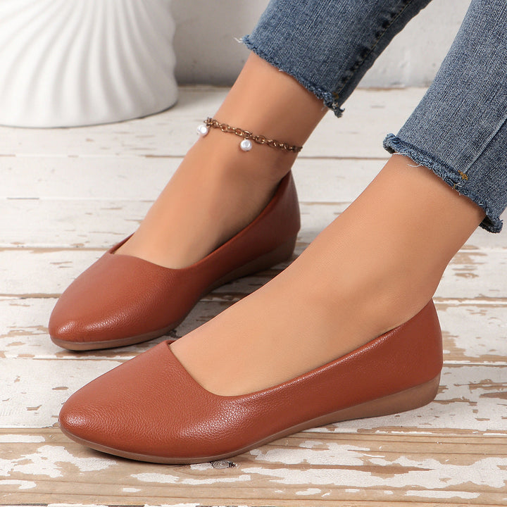 Damen Elegante Ballerinas mit zeitlosem Design und weichem Obermaterial Drune