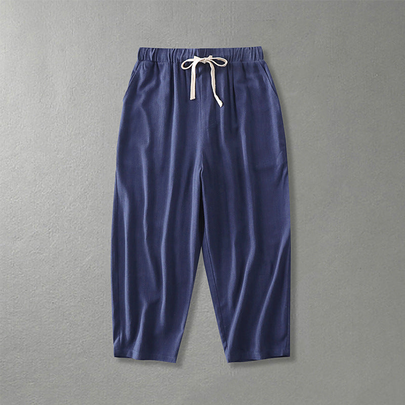 Damen Locker geschnittene Freizeit-Hose mit elastischem Bund und Tunnelzug Drune