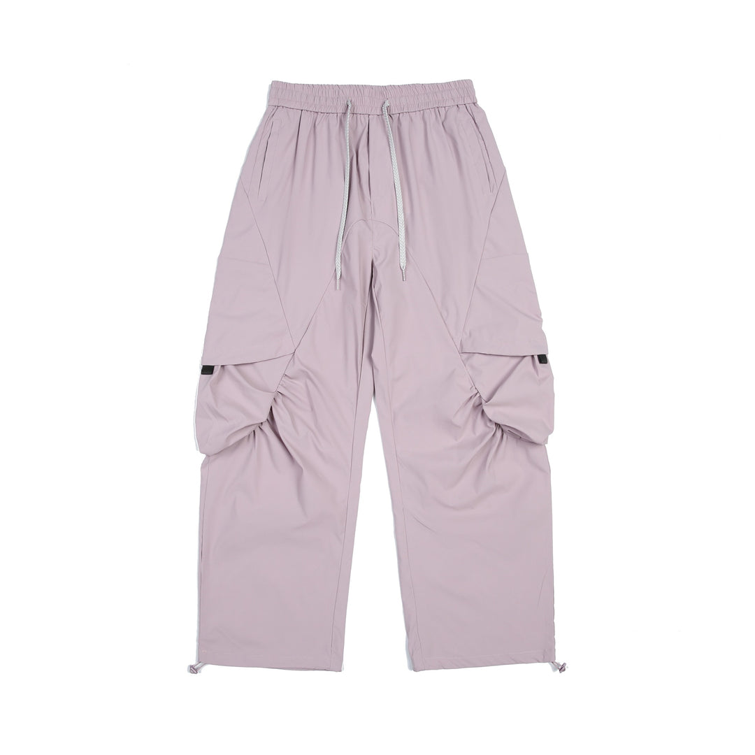 Herren Funktionale Cargo‑Hose im Tech‑Nylon mit elastischem Bund und Kordelzug Drune