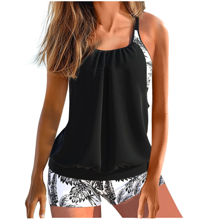 Drune | Damen Tankini Set mit Floralen Shorts und Angenehmen Trägern
