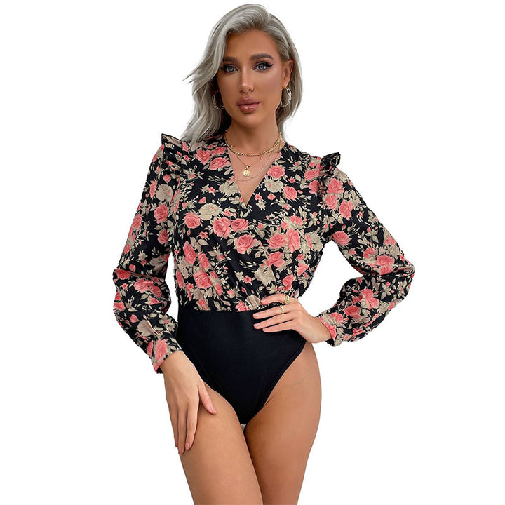 Damen Krokoprägung Faux‑Leder Minirock mit hoher Taille und seitlichem Beinschlitz Drune