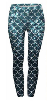 Damen Mandala-Ombre Leggings mit hohem Bund und formendem Stretch Drune