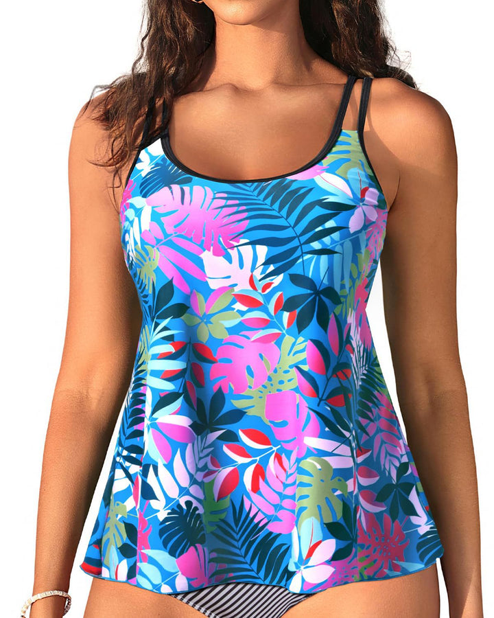 Damen Sportliches Tanktop mit verstellbaren Trägern Drune