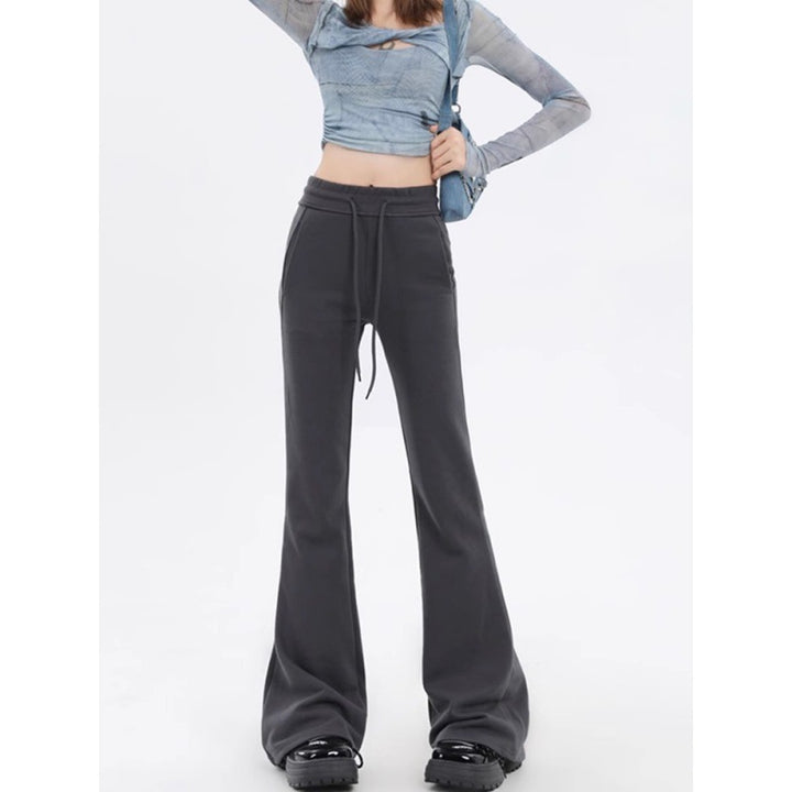 Damen Bequeme und stylische Flared-Hose Drune