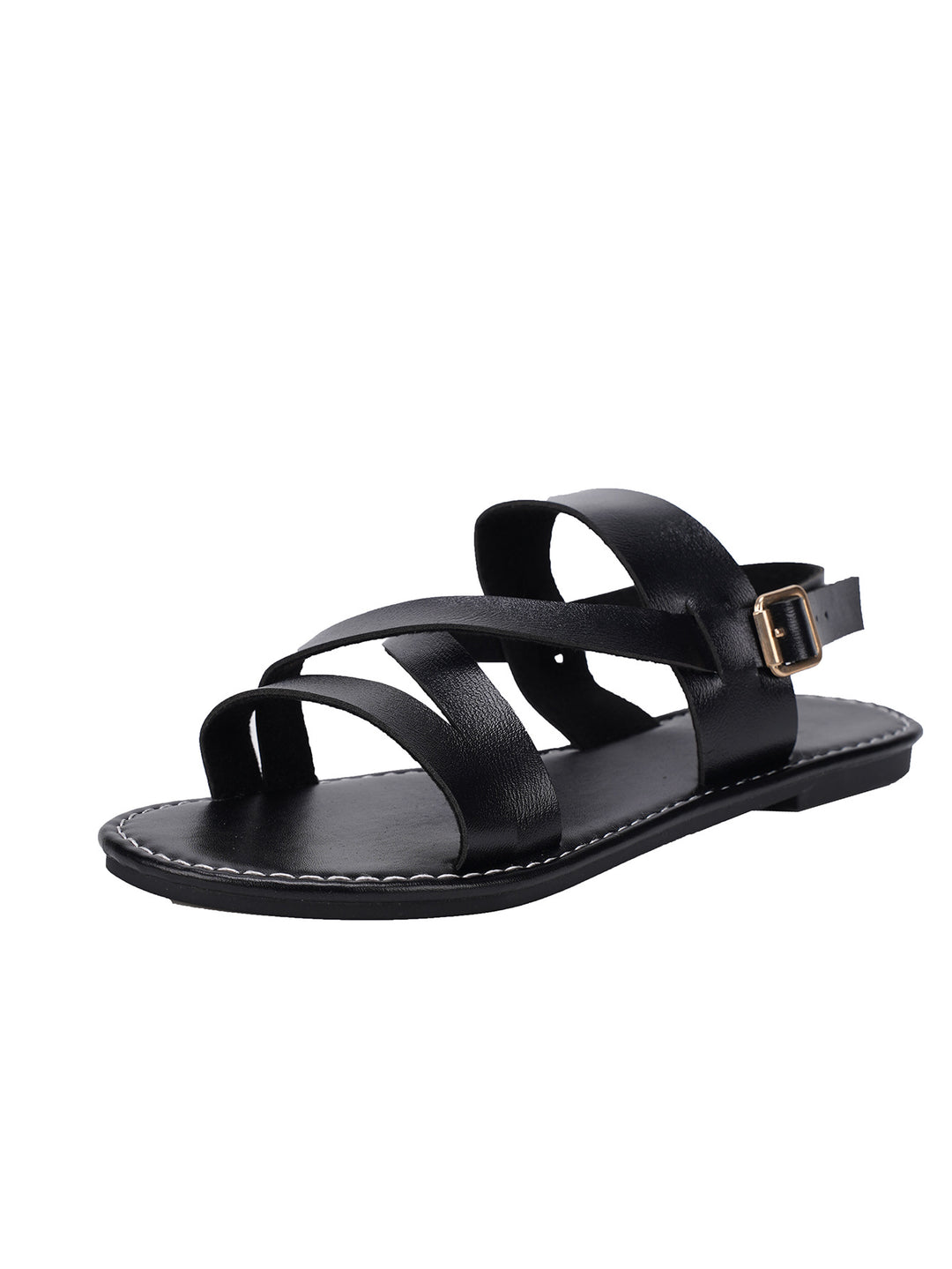 Damen Riemchensandalette mit verstellbarem Knöchelriemen Drune