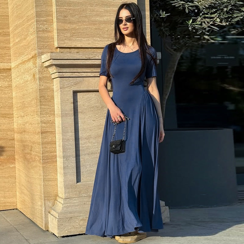 Damen Elegantes Maxikleid mit geschmeidiger Passform Drune