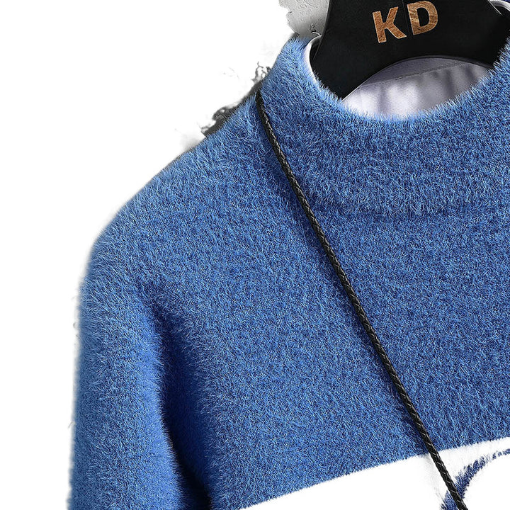 Damen Hochwertiger, kuscheliger Pullover mit Stehkragen Drune