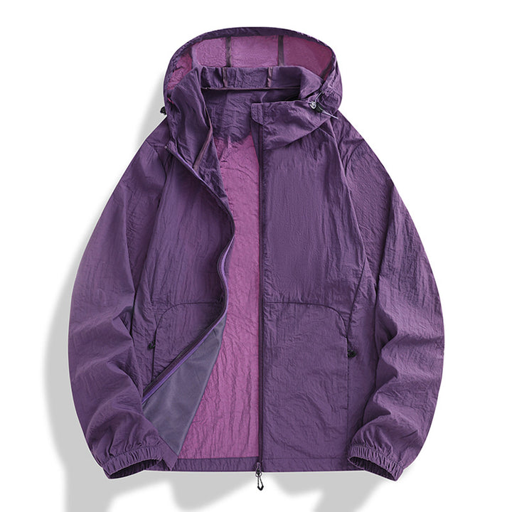 Herren Leichte Outdoorjacke mit verstellbarer Kapuze Drune