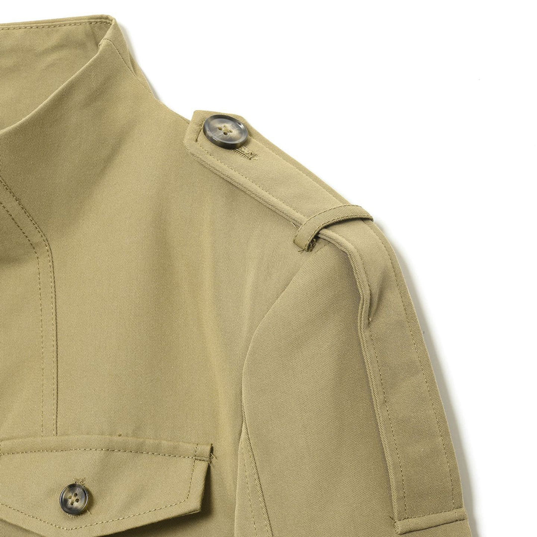 Damen Utility-Jacke mit hohen Kragen und praktischen Taschen Drune
