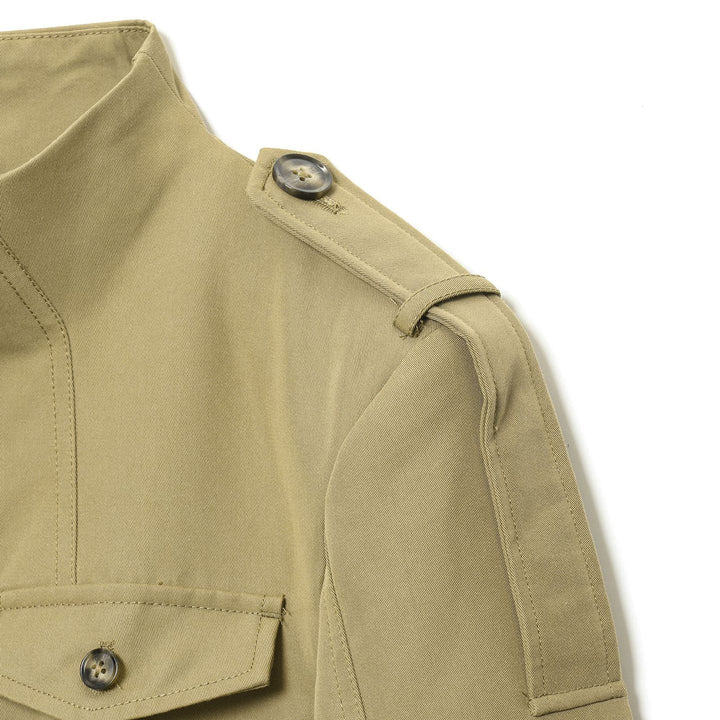Damen Utility-Jacke mit hohen Kragen und praktischen Taschen Drune