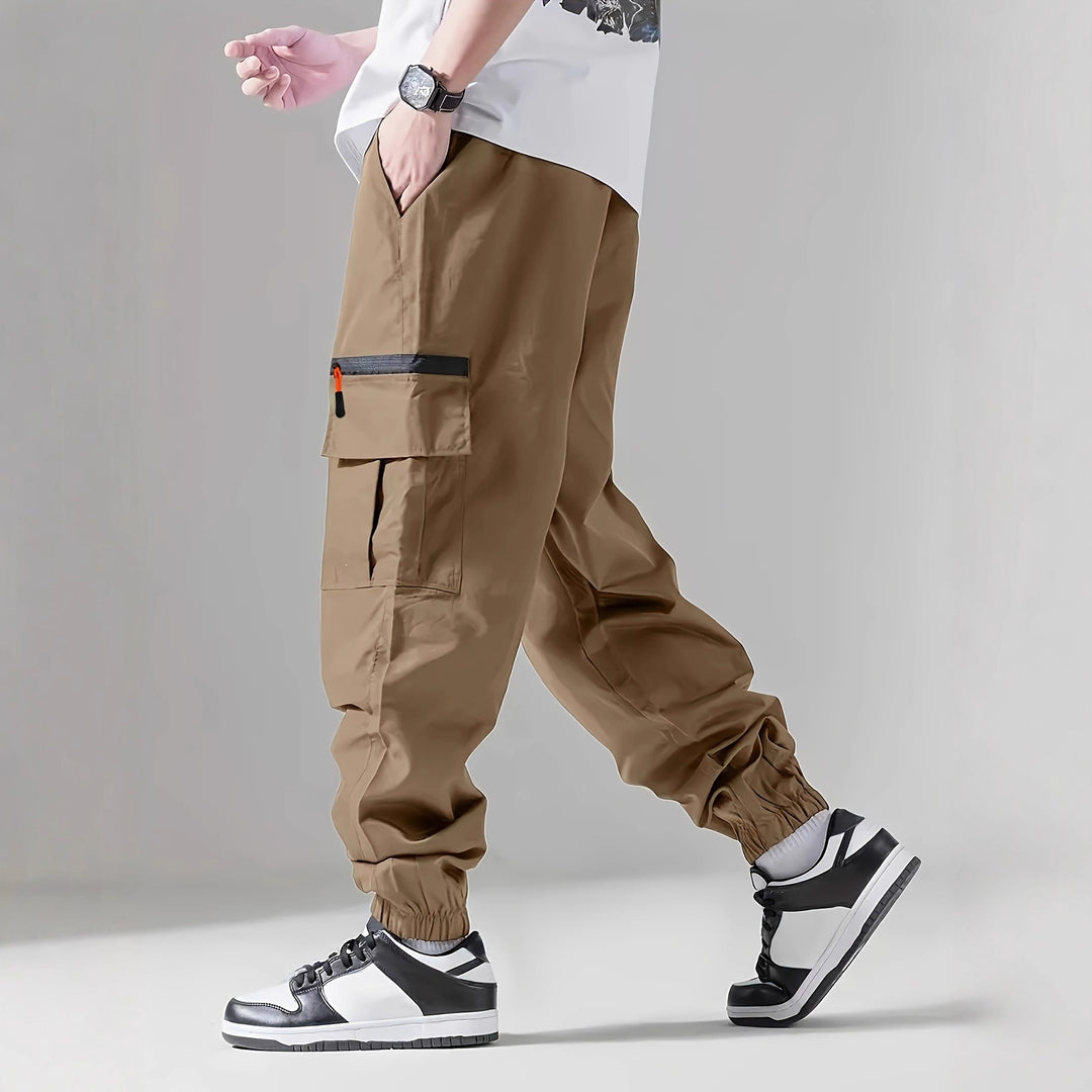 Herren Cargo-Hose mit elastischem Bund Drune