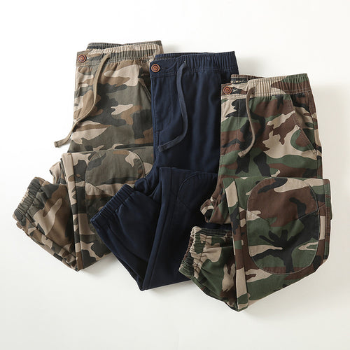 Herren Jogger-Cargohose mit Knieverstärkung und elastischem Bund Drune