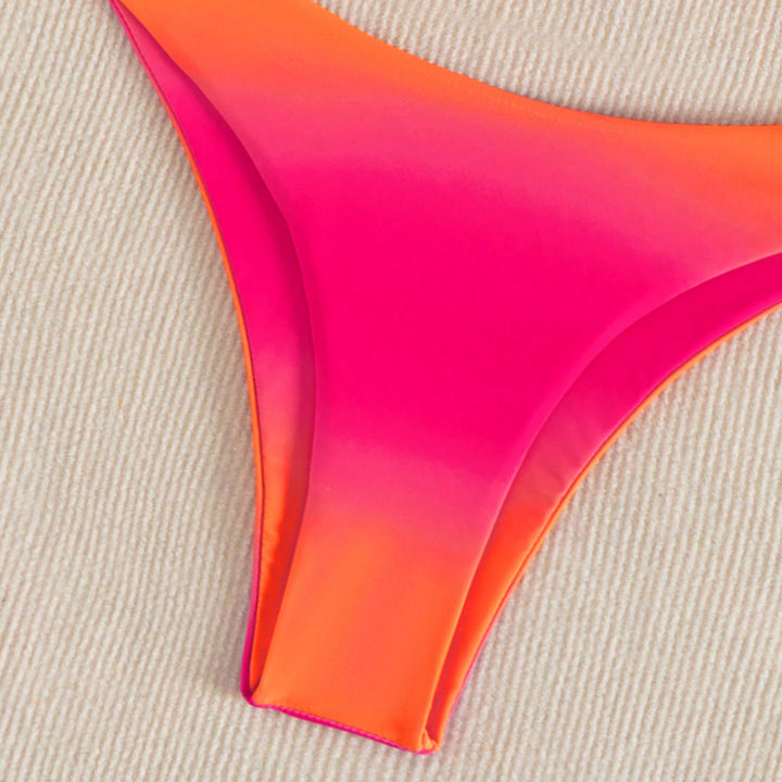 Damen Bandeau-Bikini mit floralem Herzdesign Drune