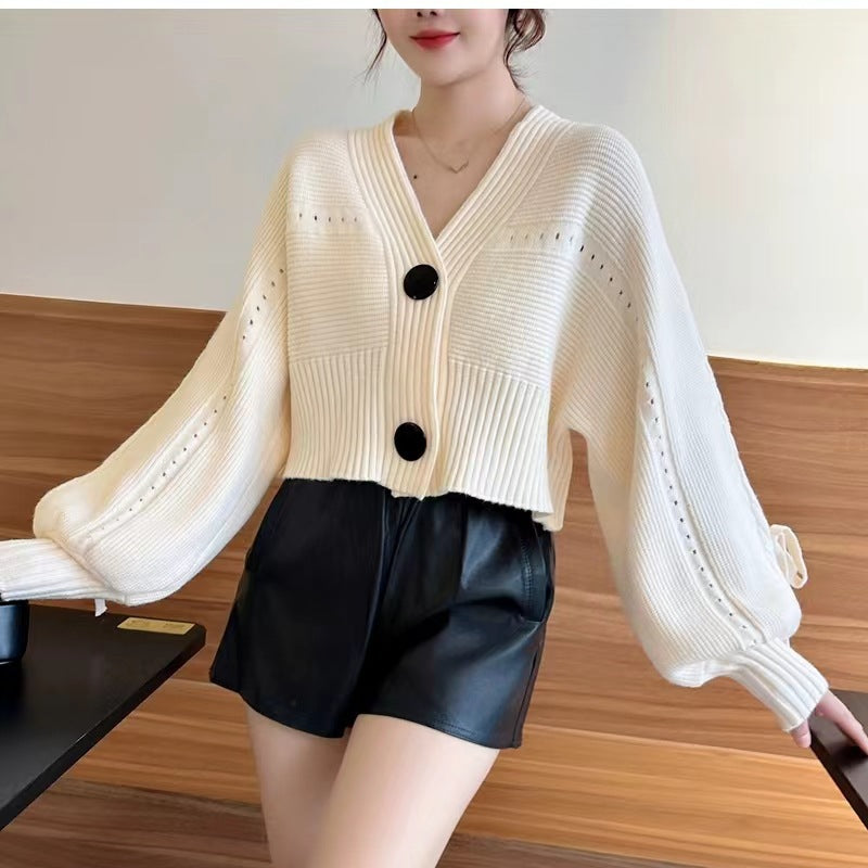 Damen gemütliche Strickjacke Drune