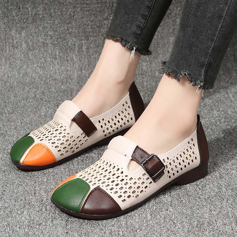 Luftige Damensandalen mit Schnalle – Zoë Drune