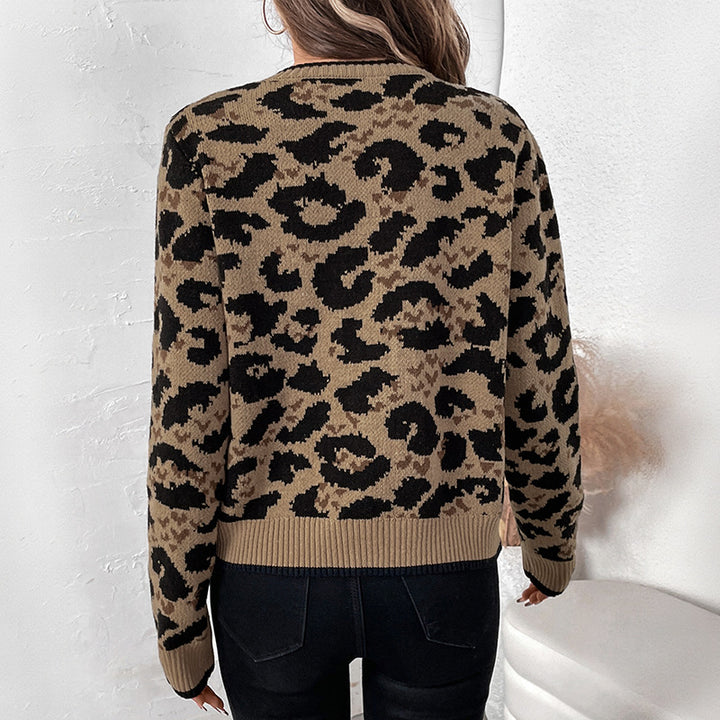 Damen Leo-Strickcardigan mit dekorativen Schleifenverschlüssen und gerippten Säumen Drune
