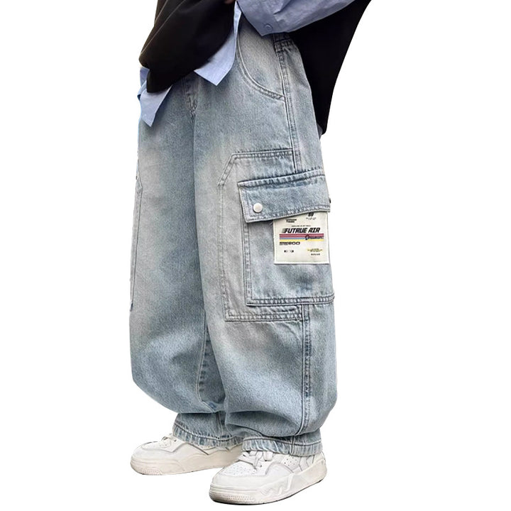 Herren weite Cargo-Jeans Drune