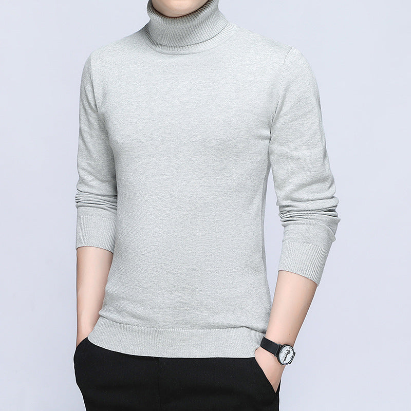 Herren Rollkragenpullover aus hochwertiger, atmungsaktiver Baumwolle Drune