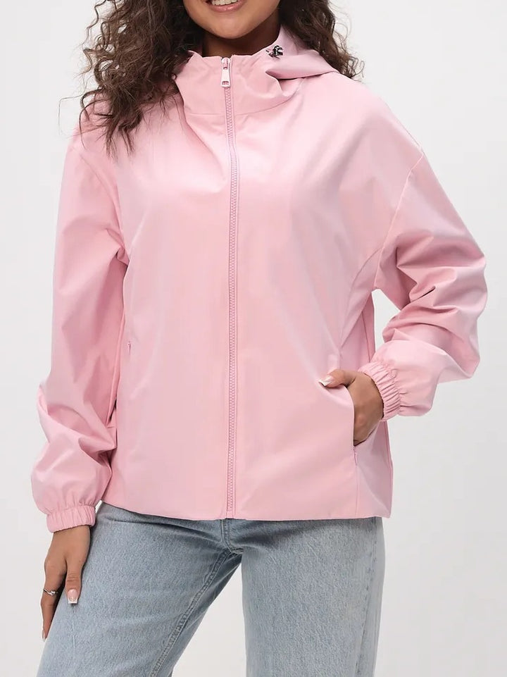 Damen Leichte Freizeitjacke mit Kapuze