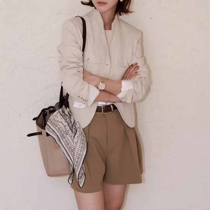 Damen Eleganter Blazer mit vielseitigen Styling-Optionen Drune