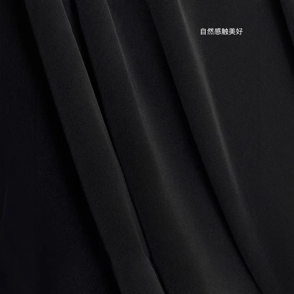 Damen Elegante und fließende Maxirock Drune