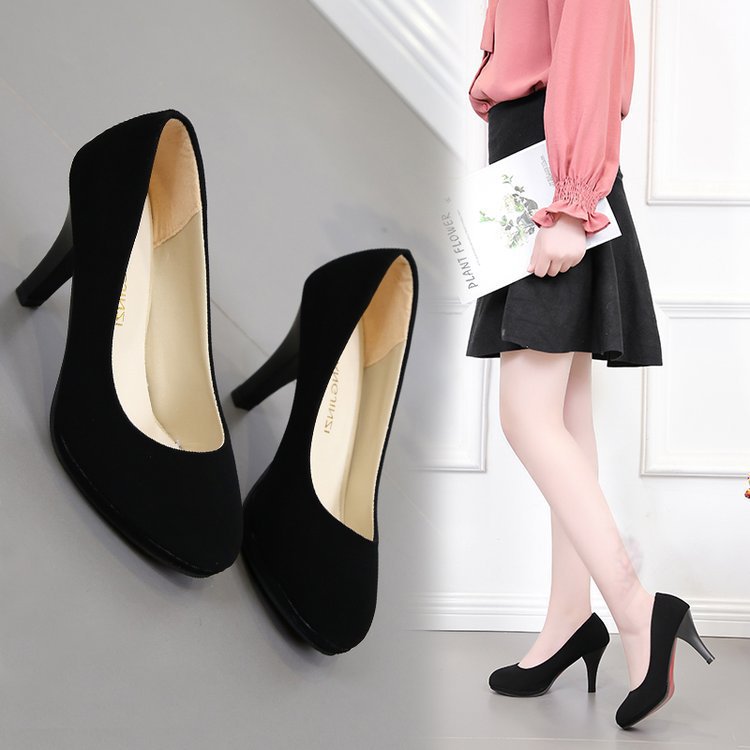 Damen klassische Pumps mit elegantem Blockabsatz und komfortabler Innenpolsterung Drune