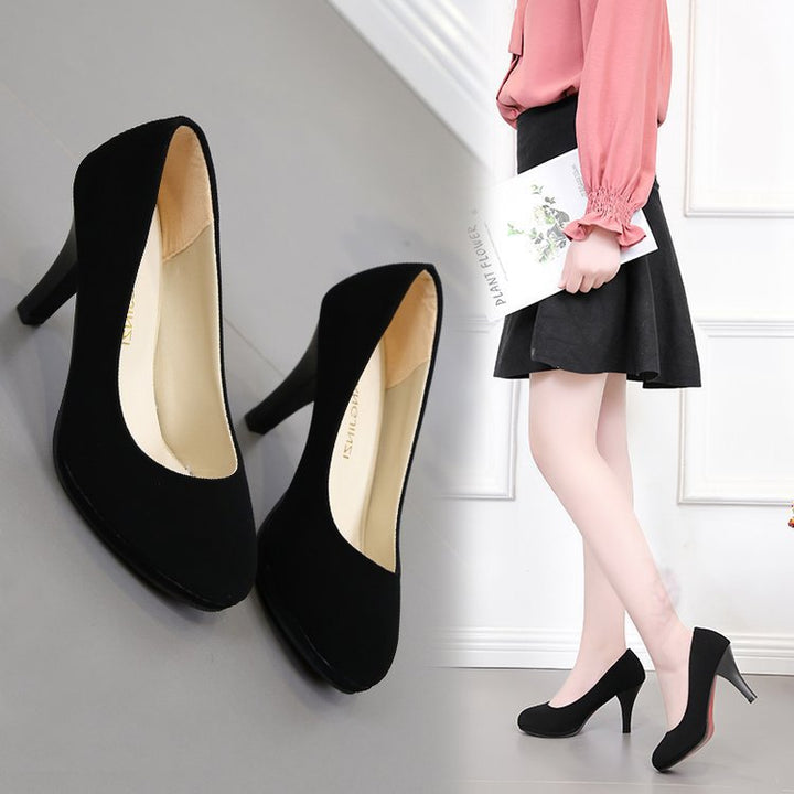 Damen klassische Pumps mit elegantem Blockabsatz und komfortabler Innenpolsterung Drune