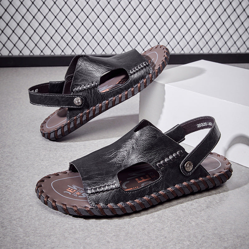 Herren Komfortable Freizeitsandalen mit verstellbarem Riemen Drune