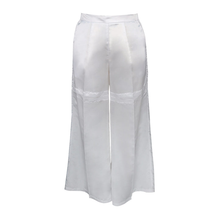 Damen elegante Schlaghose mit dekorativen Taschen Drune