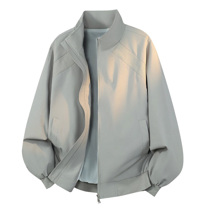 Damen Blouson‑Jacke im Oversize‑Schnitt mit Ballonärmeln, Stehkragen & elastischem Bund Drune