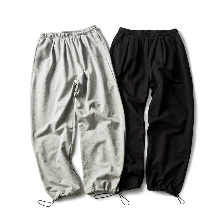 Unisex Weiche Oversize Jogginghose mit elastischem Bund, Tunnelzug und verstellbarem Kordelzugsaum Drune