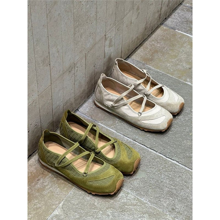 Damen Ballerinas mit elegantem Riemchen-Design Drune