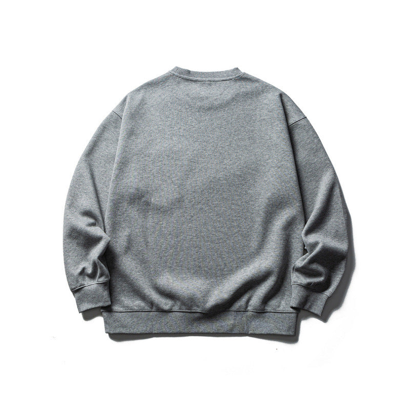 Unisex Oversize-Sweatshirt mit kontrastierender Brusttasche und D-Ring Drune