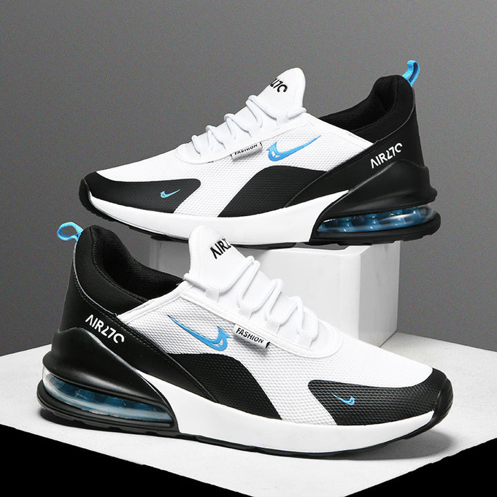 Herren Leichte Mesh-Sneaker mit sichtbarer Luftkissen-Dämpfung und sportlicher Laufsohle Drune